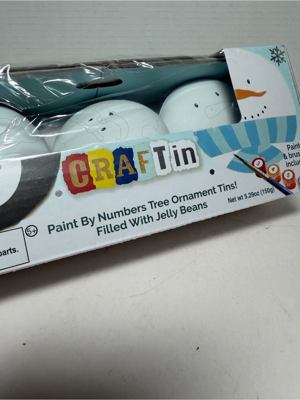 CRAFTin Paint By Numbers Tree Ornament Tins
